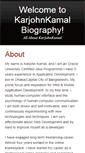 Mobile Screenshot of karjohnkamal.com