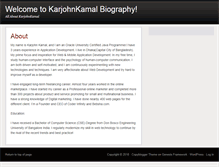 Tablet Screenshot of karjohnkamal.com